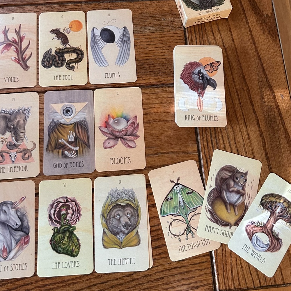 The Wooden Tarot - used item originally purchased from A.L. Swartz / Skullgarden